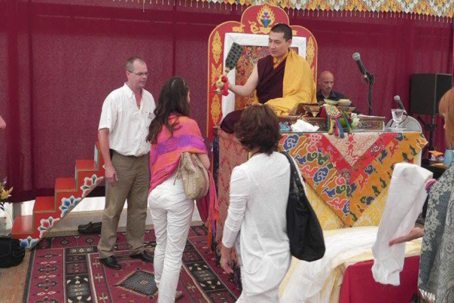 Susret sa 17. Gyalwa Karmapa Thaye Dorjeom, Montchardon, Fr